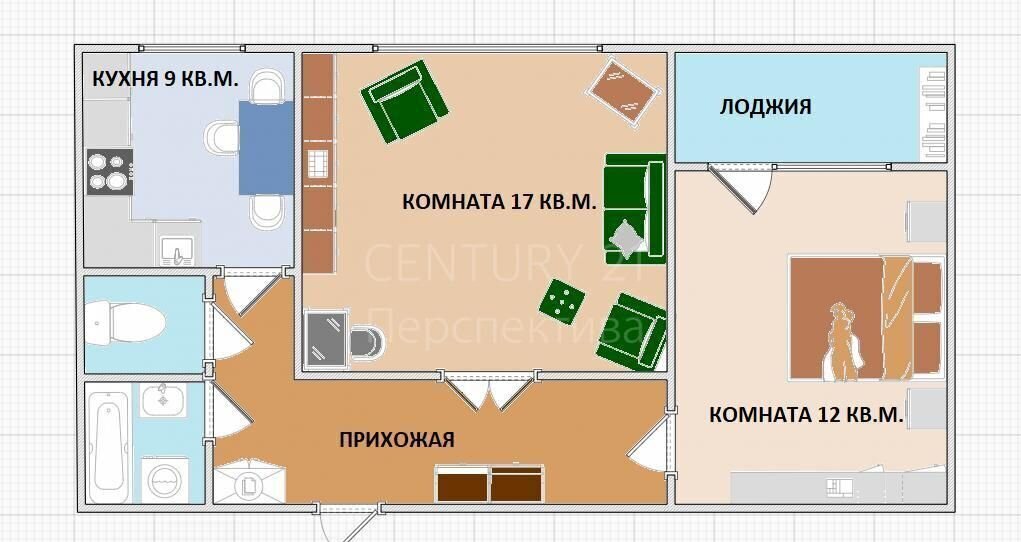 квартира г Люберцы пр-кт Октябрьский 14 Ухтомская фото 8