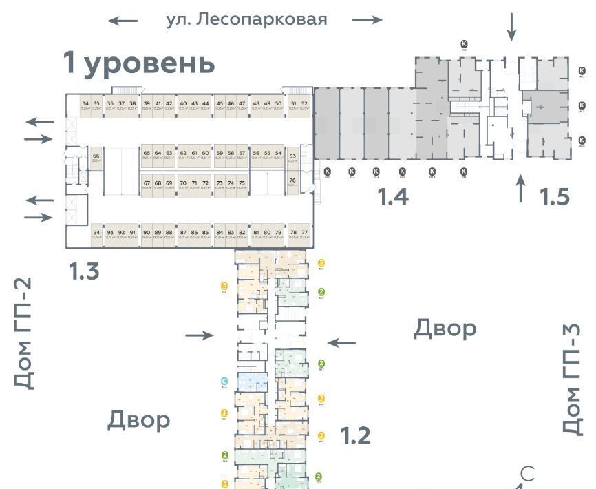 квартира г Тюмень р-н Ленинский ул Лесопарковая 22 фото 2