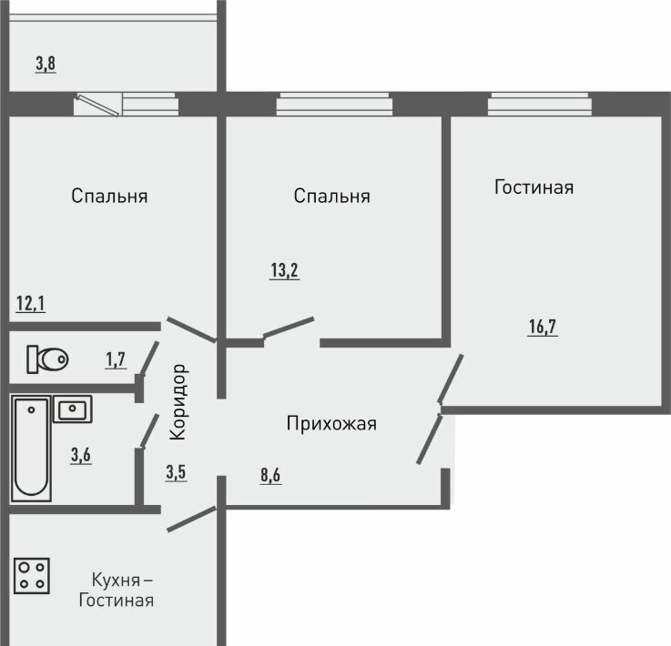 квартира р-н Орловский д Жилина ул Садовая 2к/2 фото 1