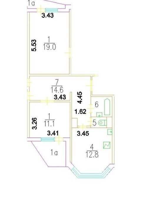 квартира г Москва метро Марьино ул Белореченская 38к/2 фото 26