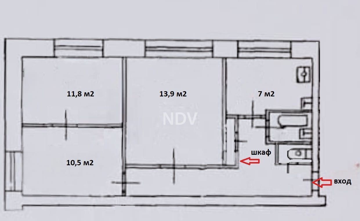 квартира г Москва метро Медведково ул Тайнинская 16к/2 фото 2