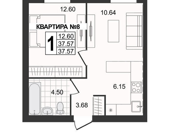 квартира г Муром ул 3-я Новослободская фото 1