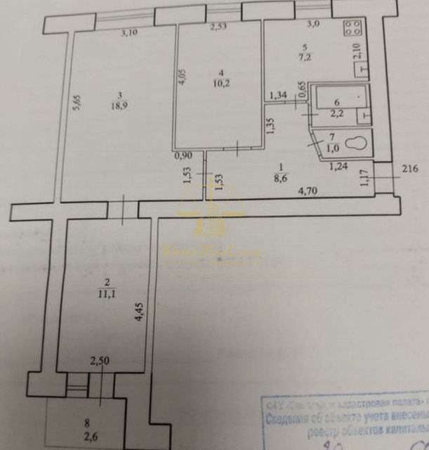 квартира г Октябрьский пр-кт Ленина 57 Октябрьский городской округ фото 10