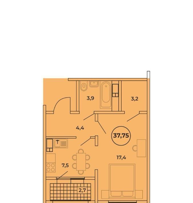 квартира г Улан-Удэ р-н Октябрьский мкр 148В фото 1