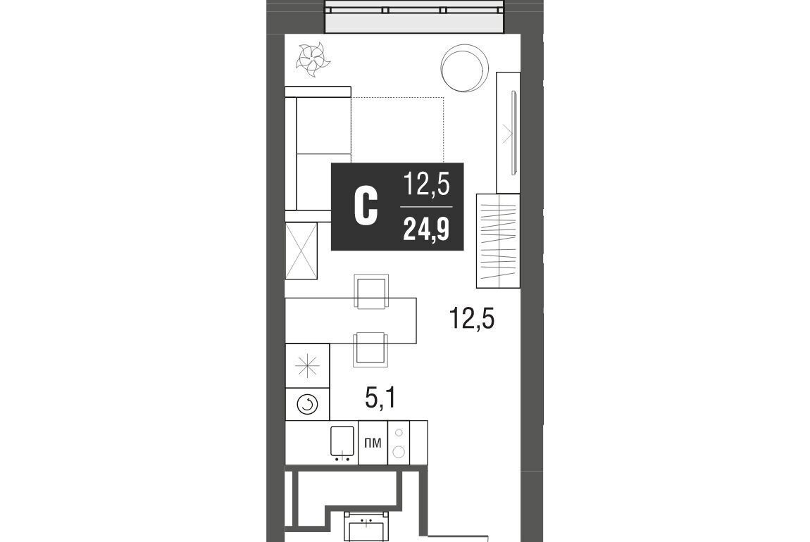 квартира г Москва проезд Серебрякова 11к/2 Ботанический сад фото 2