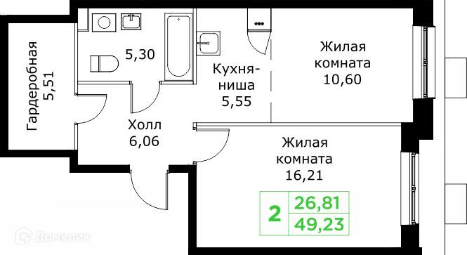 квартира г Мытищи Строящийся жилой дом, Мытищи городской округ фото 1