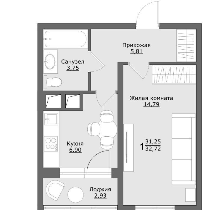 квартира городской округ Сергиево-Посадский г Хотьково фото 1