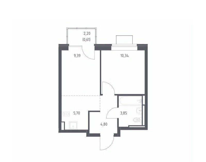 квартира г Видное Богдановский Лес жилой комплекс, 7. 3, Зябликово фото 1