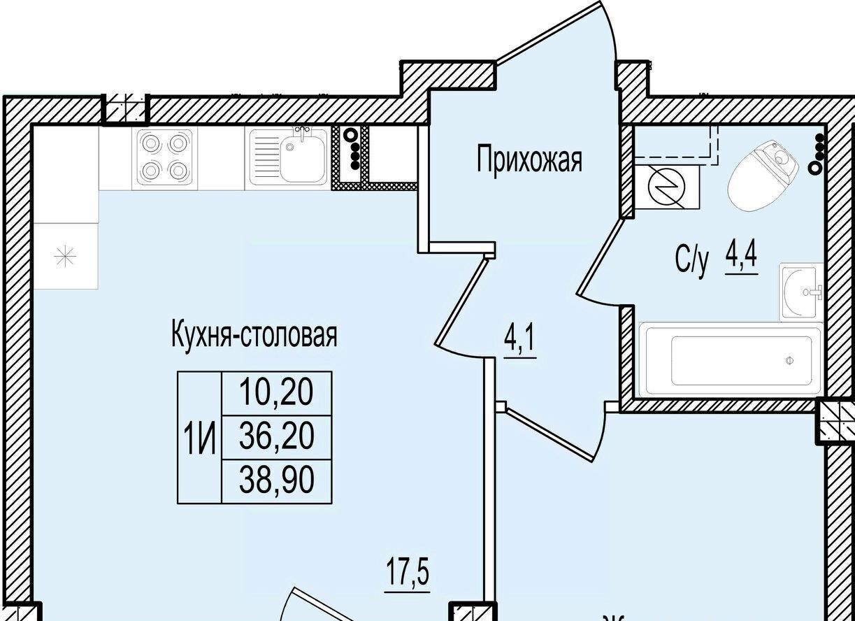 квартира г Псков Крестовский жилой комплекс фото 1
