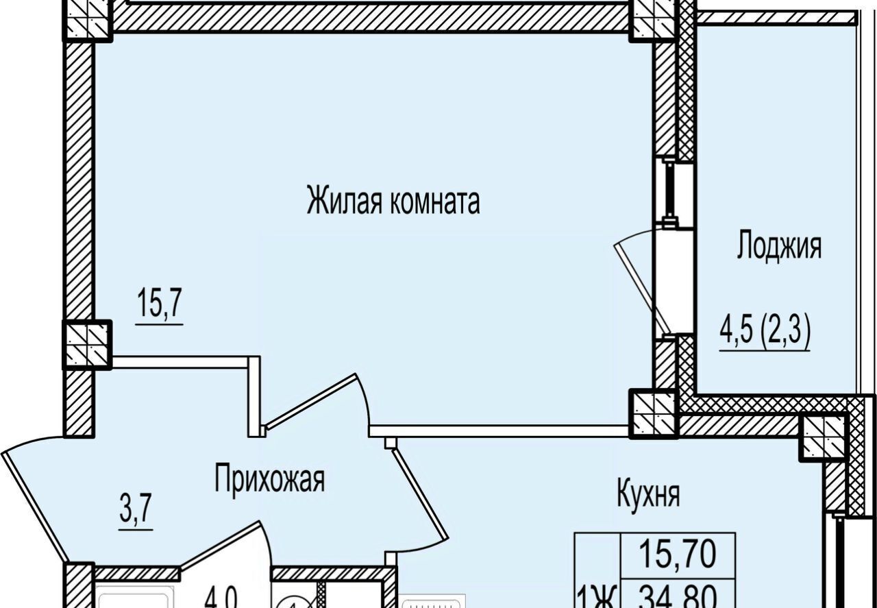 квартира г Псков Крестовский жилой комплекс фото 1
