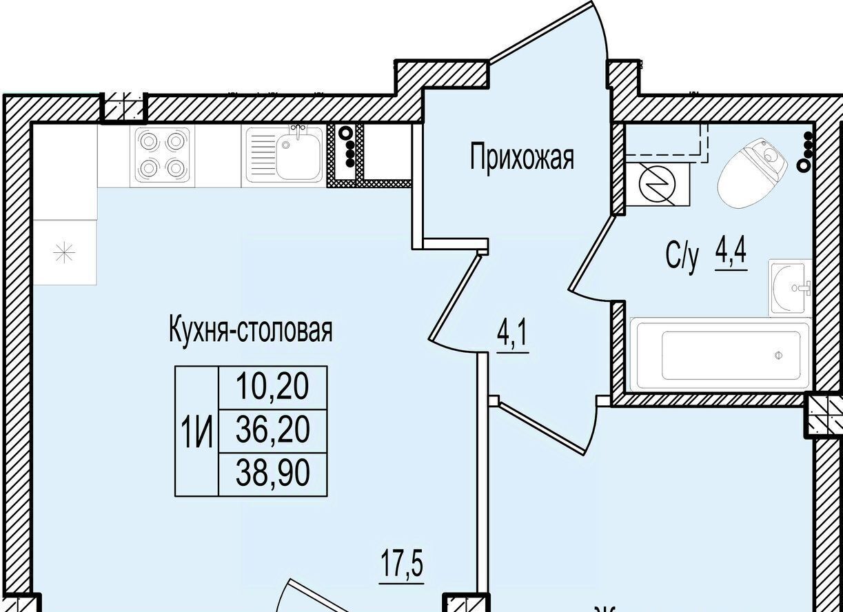 квартира г Псков Крестовский жилой комплекс фото 1