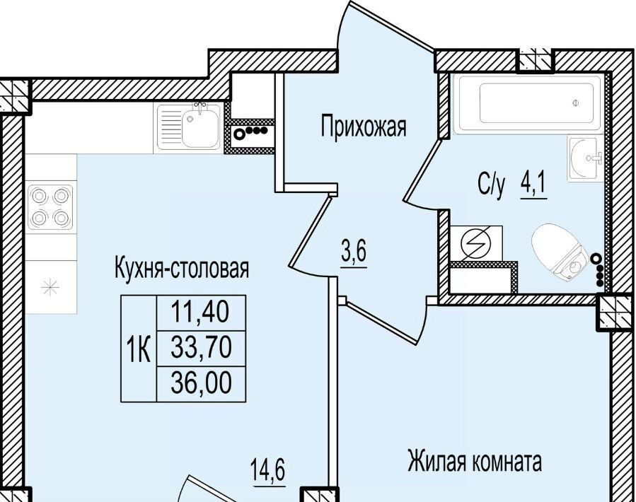 квартира г Псков Крестовский жилой комплекс фото 1