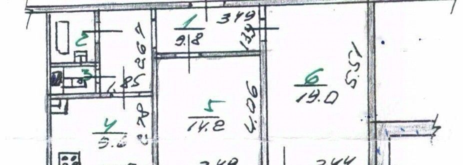квартира г Орел р-н Северный ул Раздольная 68б фото 2