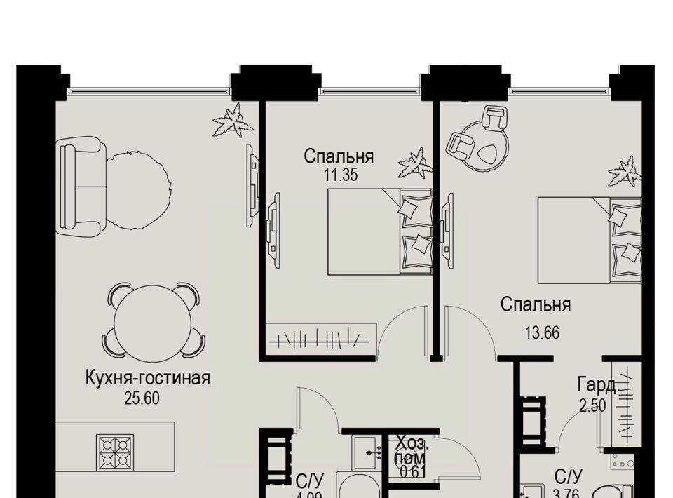 квартира г Санкт-Петербург метро Петроградская ул Профессора Попова 38 фото 1