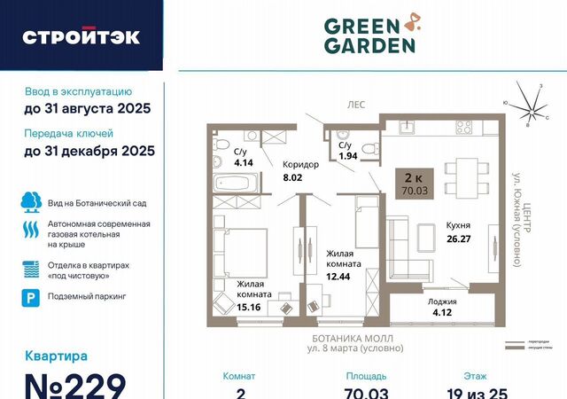 р-н Чкаловский Чкаловская дом 204 ЖК «Green Garden» фото