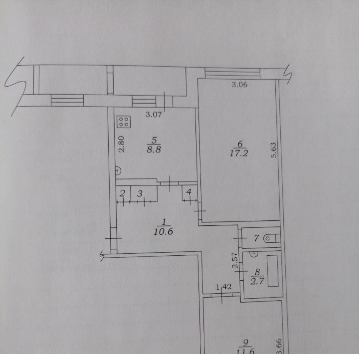 квартира р-н Камешковский г Камешково ул Смурова 13 фото 16