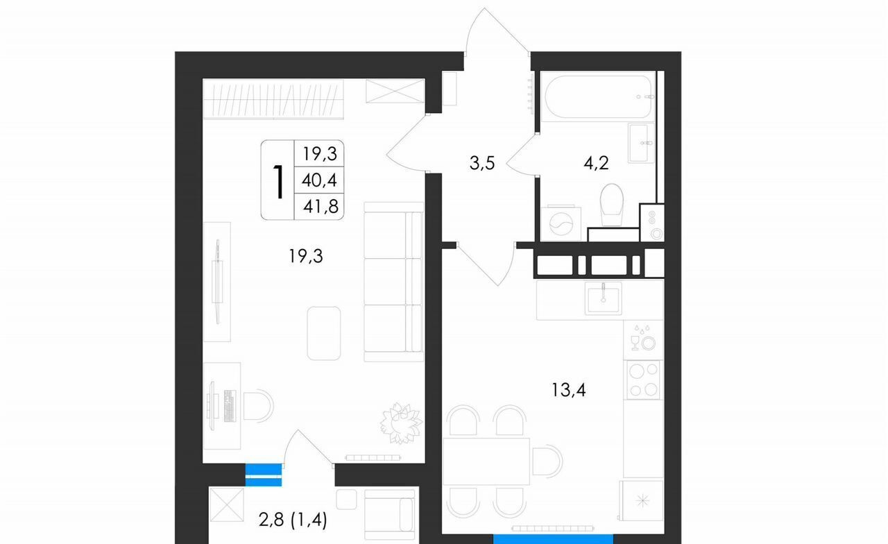 квартира г Воронеж р-н Центральный ул Шишкова 22 д. 140Б фото 2