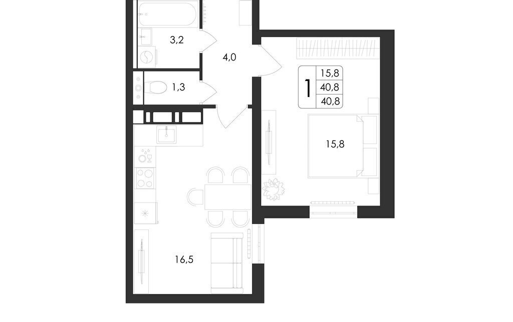 квартира г Воронеж ул Шишкова 140б/23 фото 1