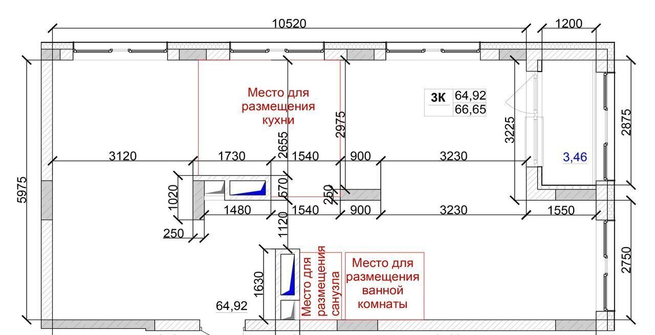 квартира г Кемерово р-н Заводский 15-й микрорайон д. 9 фото 3