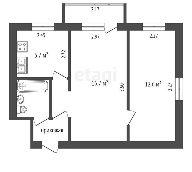 квартира г Омск пр-кт Мира 23б фото 1