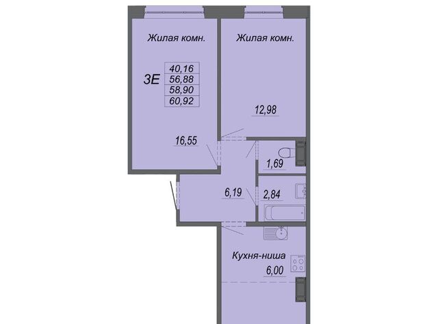 квартира р-н Индустриальный Южный микрорайон фото