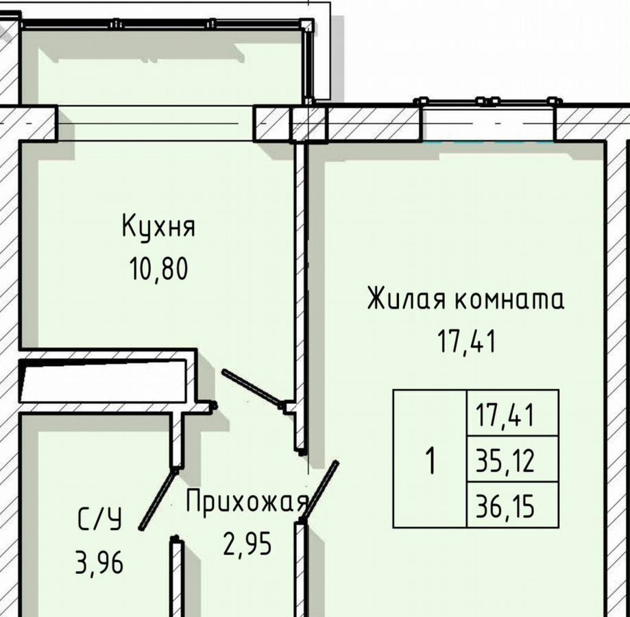 квартира г Нальчик ул Тарчокова 127б фото 13