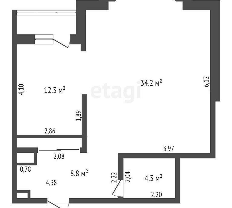 квартира г Кемерово пр-кт Шахтеров 70а фото 15