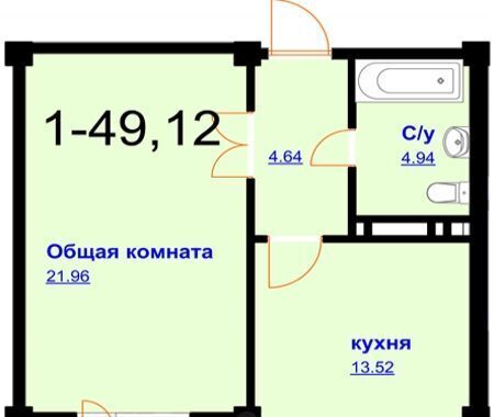 квартира г Махачкала р-н Кировский ул Шёлковая 12 фото 1