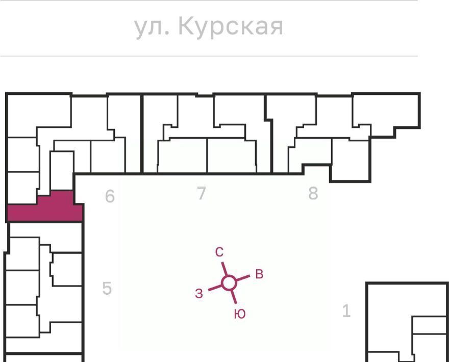 квартира г Санкт-Петербург метро Обводный Канал 1 ул Курская 27 фото 2