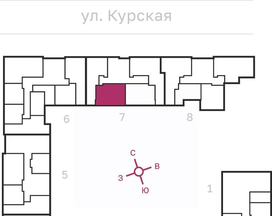квартира г Санкт-Петербург метро Обводный Канал 1 ул Курская 27 фото 2