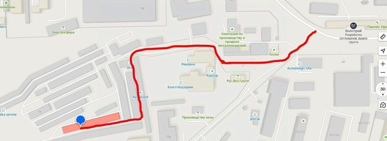 гараж г Уфа р-н Орджоникидзевский ул Кислородная 7/1 фото 1