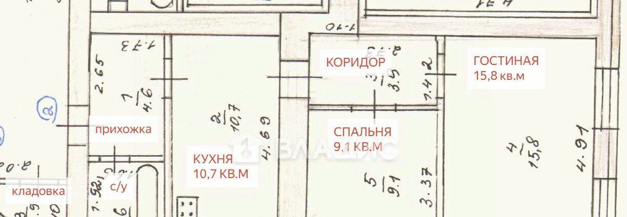 квартира р-н Рыбновский г Рыбное ул Дубинина 5 фото 2