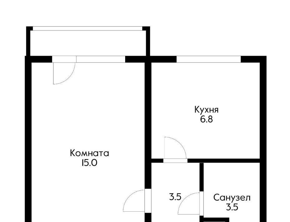 квартира г Краснодар р-н Западный ул им. Бабушкина 281/2 фото 14