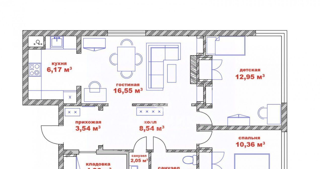 квартира г Одинцово Баковка ш Можайское 122 фото 2