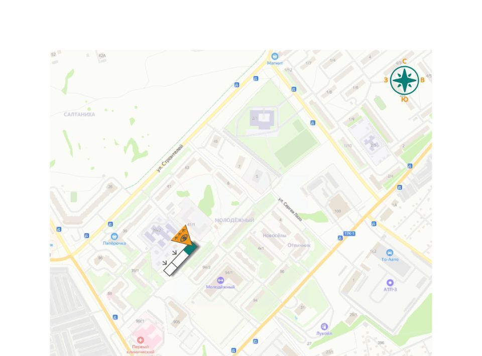 квартира г Ковров ул Строителей 39/3 фото 4