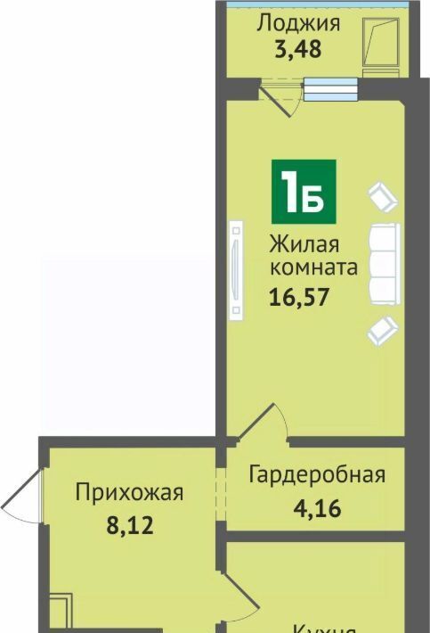 квартира г Чебоксары р-н Ленинский ул Академика В.Н.Челомея поз 3 фото 1
