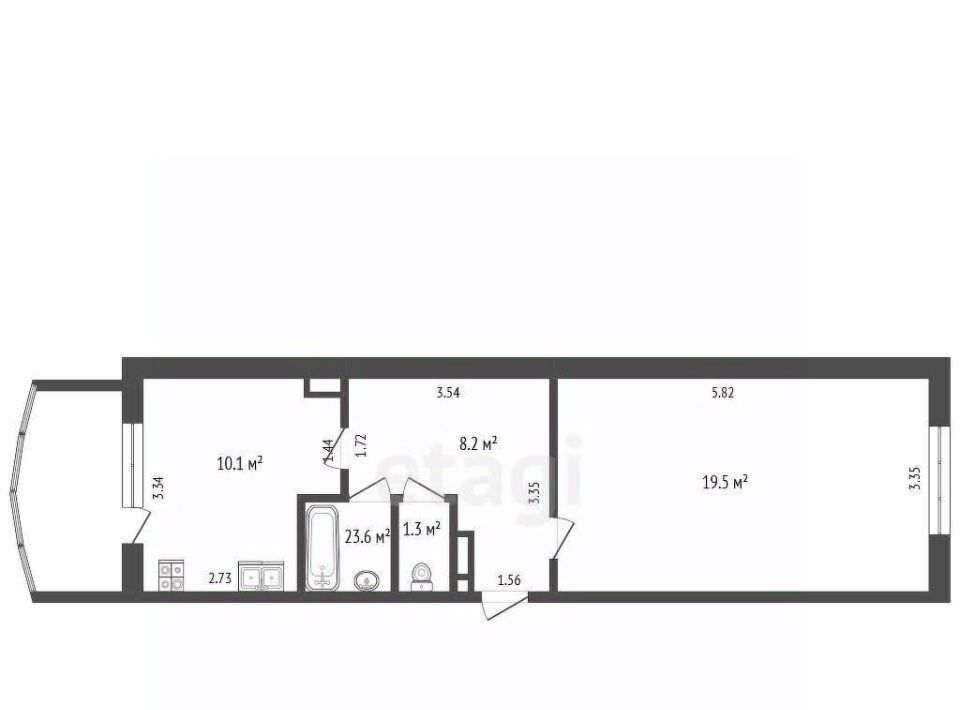 квартира г Якутск ул Можайского 23/2 фото 11