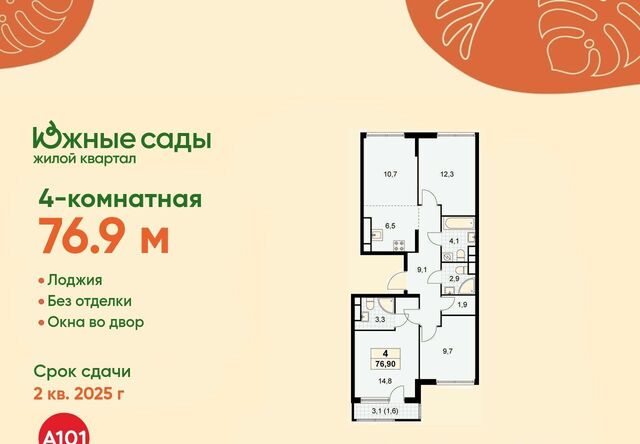 ЖК «Южные сады» к 2. 4 фото