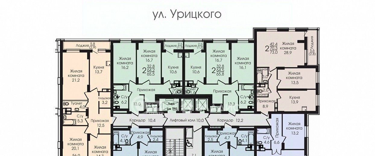 квартира г Воронеж р-н Центральный ул Урицкого 137 фото 8