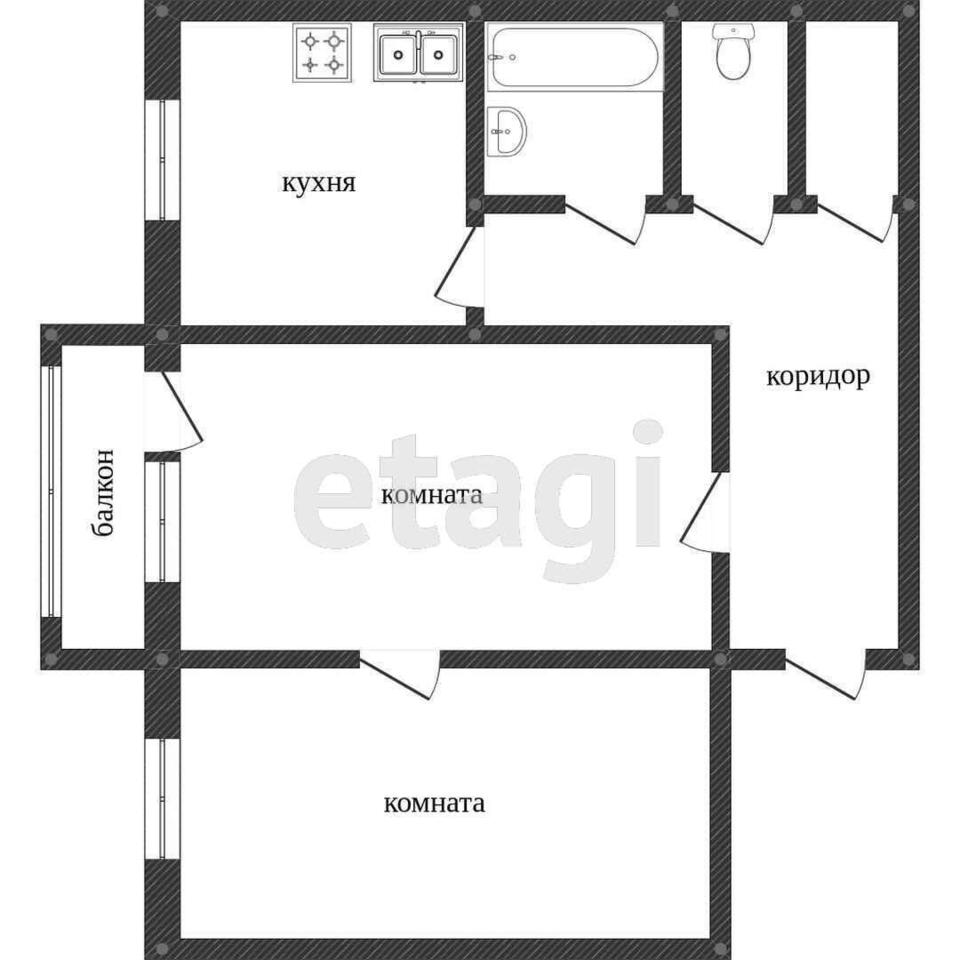 квартира г Нижний Тагил р-н Ленинский пр-кт Мира 34 фото 1