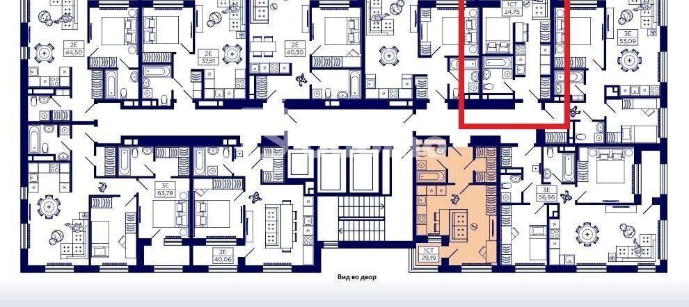 квартира г Уфа р-н Октябрьский ул Энтузиастов 7 ЖК Tau House фото 7