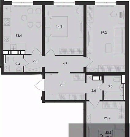 квартира г Воронеж р-н Центральный ул Загоровского 5/2 фото 1