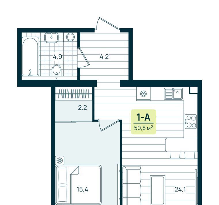 квартира г Нижневартовск К-2 кв-л фото 1