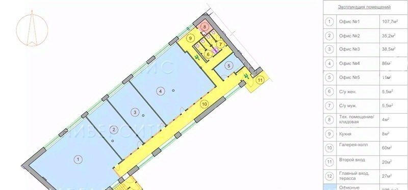 свободного назначения г Москва метро Бауманская ул Бауманская 11с/8 фото 6