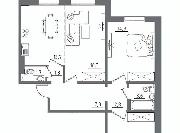 квартира г Иркутск р-н Октябрьский Гусарская тер., 12 фото 1