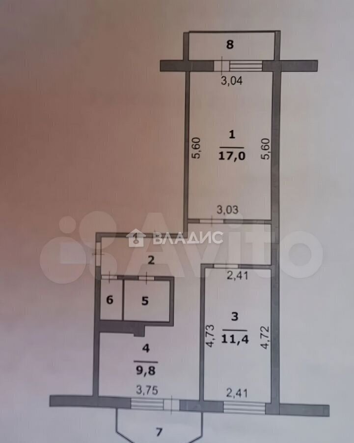квартира г Белгород Восточный ул Машковцева 22 фото 14
