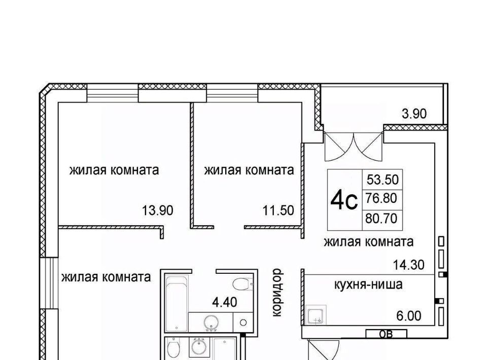квартира г Новосибирск Речной вокзал ул 2-я Высокогорная фото 1