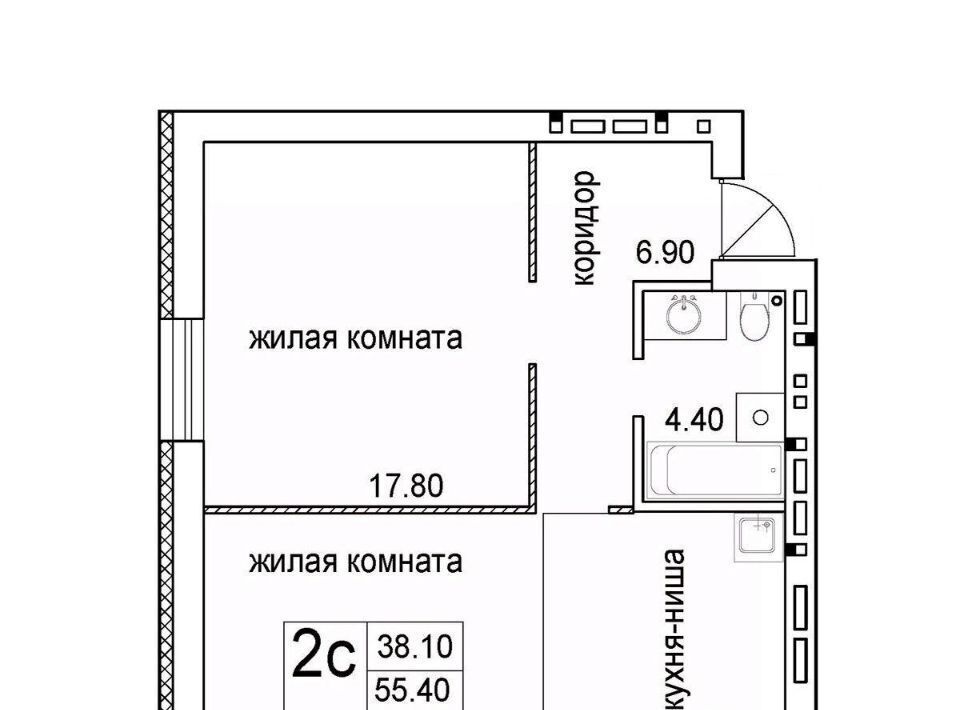 квартира г Новосибирск Речной вокзал ул Загородная фото 1