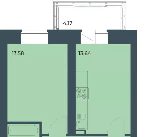 квартира г Красноярск р-н Советский ул Светлова 12 фото 2