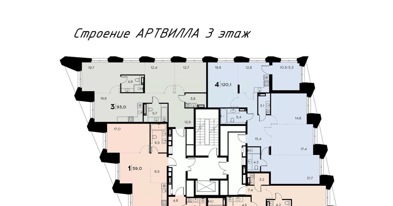 квартира г Пенза р-н Первомайский Велларт Сити жилой комплекс фото 2